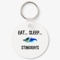 Eat Sleep STINGRAYS keychains
