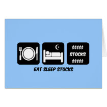 eat sleep stocks cards