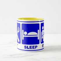 EAT SLEEP STUDY mugs