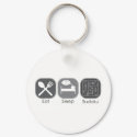 Eat Sleep Sudoku Copy keychains by mariabellimages Eat Sleep Sudoku Copy keychains