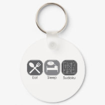 Eat Sleep Sudoku Copy keychains