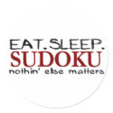 Eat Sleep Sudoku stickers by worldsfair Eat Sleep Sudoku stickers