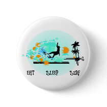 Eat Sleep Surf buttons