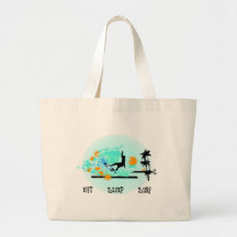 Eat Sleep Surf Canvas Bags