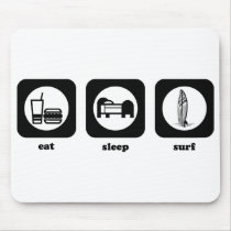 Eat. Sleep. Surf. Mousepad