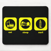 Eat. Sleep. Surf. Mousepad