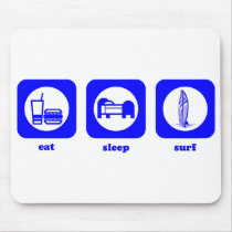 Eat. Sleep. Surf. Mousepad