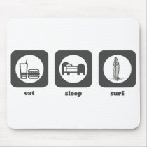Eat. Sleep. Surf. Mousepad