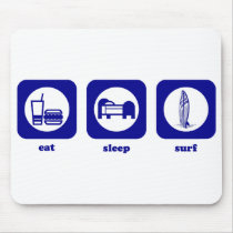 Eat. Sleep. Surf. Mousepad