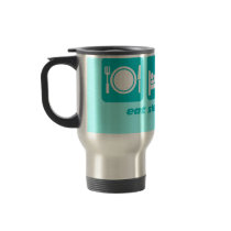 Eat sleep surf coffee mug