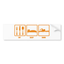 Eat Sleep Swim bumper stickers by eatsleep Eat Sleep Swim bumper stickers