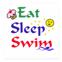 Eat Sleep Swim posters