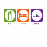 Eat Sleep Swim Tshirt