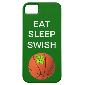 EAT SLEEP SWISH BASKETBALL  iPhone 5 Case