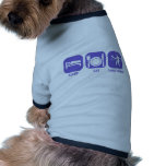eat sleep table tennis dog shirt