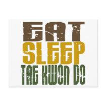 Eat Sleep Tae Kwon Do 1 postcards