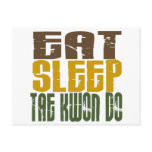 Eat Sleep Tae Kwon Do 1 Post Card