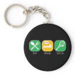 Eat Sleep Tennis Key Chain