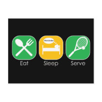 Eat Sleep Tennis postcards by mariabellimages Eat Sleep Tennis postcards