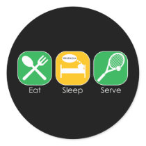 Eat Sleep Tennis stickers