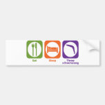 Eat Sleep Throw a Boomerang Bumper Sticker