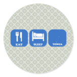 Eat Sleep Tonga stickers