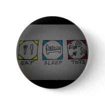 eat,sleep,toys buttons by pbkooistra eat,sleep,toys buttons