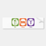 Eat Sleep Train Bumper Sticker