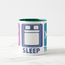 EAT SLEEP TRAVEL LIFESTYLE mugs