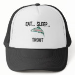 Eat Sleep TROUT hats