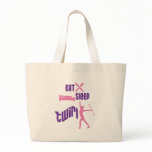 Eat Sleep Twirl bags