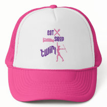 Eat Sleep Twirl hats