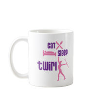 Eat Sleep Twirl Pink mugs by DanceTwirlObsessions Eat Sleep Twirl Pink mugs