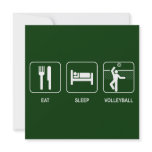 Eat Sleep Volleyball Invitation