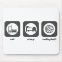 Eat. Sleep. Volleyball. Mousepad