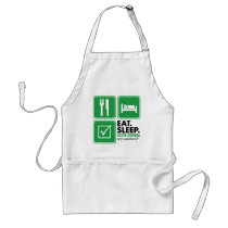 Eat Sleep Vote Green aprons