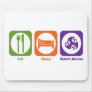 Eat Sleep Watch Anime Mouse Mat