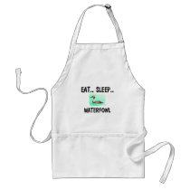 Eat Sleep WATERFOWL aprons by AnimalShirts Eat Sleep WATERFOWL aprons