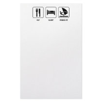 Eat Sleep Windsurf Custom Stationery