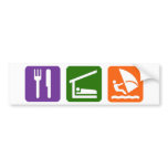 Eat Sleep Windsurfing Bumper Stickers