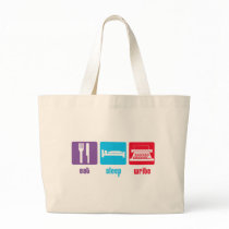 Eat Sleep Write Tote Bag