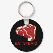 Eat STeak keychains by jamierushad Eat STeak keychains