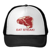 Eat STeak Mesh Hat