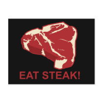 Eat STeak postcards