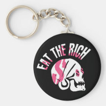 Eat the Rich Keychain