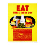 Eat These Every Day 1942 WPA Print