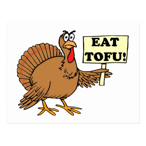 Eat Tofu Postcard | Zazzle