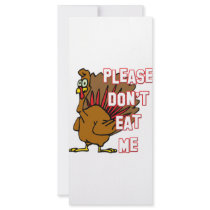 Eat Turkey Personalized Rack Card