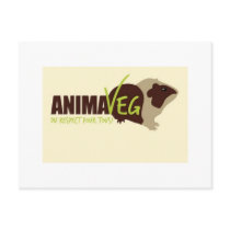 Eat Veggies Not Animals! postcards