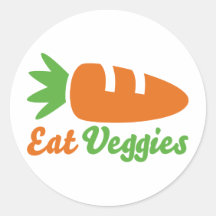 Eat Veggies Stickers